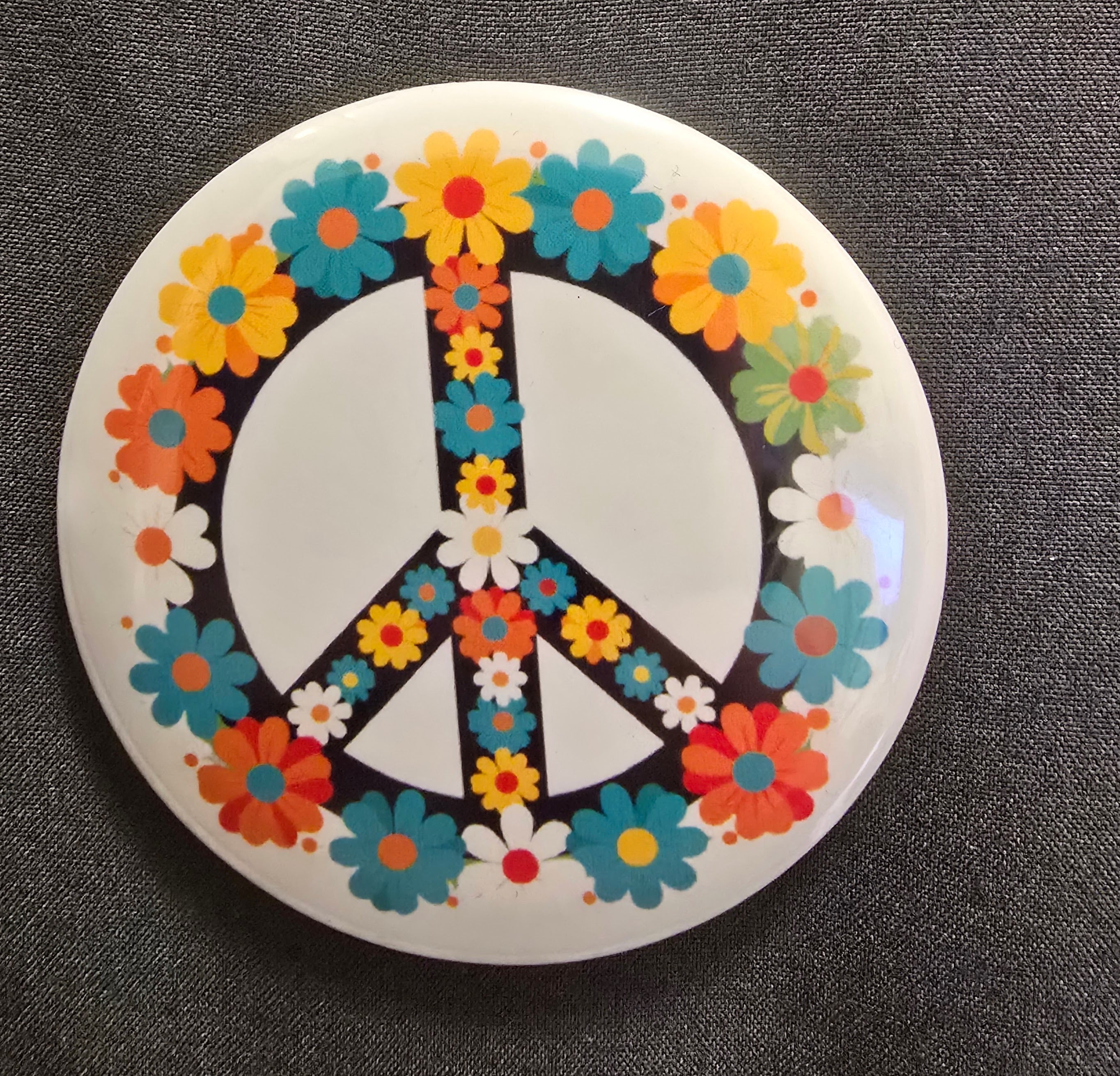 Floral Peace Symbol